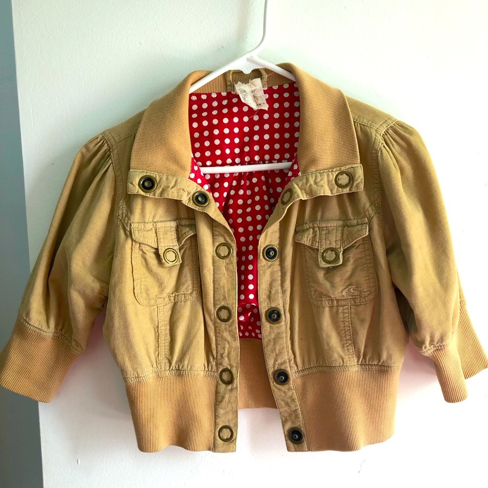 O’Neil corduroy crop jacket